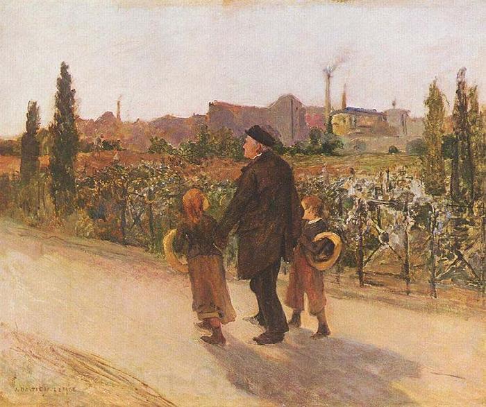 Jules Bastien-Lepage All Souls' Day France oil painting art